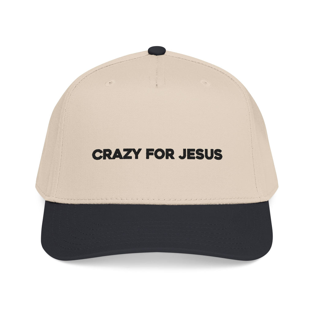 CRAZY FOR JESUS HAT (basic text)