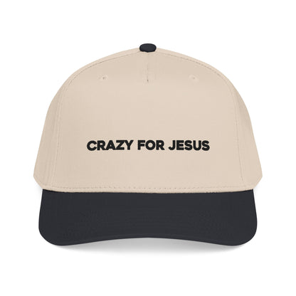CRAZY FOR JESUS HAT (basic text)