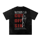 CUT OFF SIN TEE (oversized)
