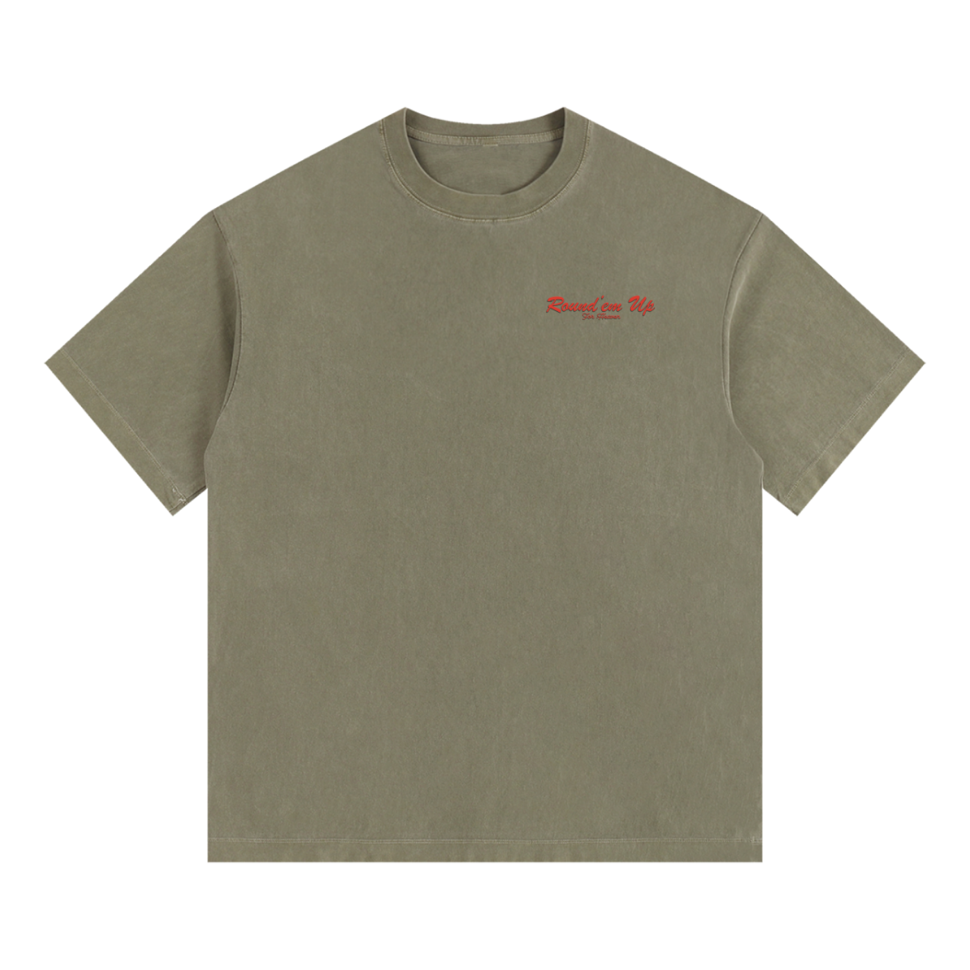 ROUND’EM UP FOR HEAVEN TEE (oversized)