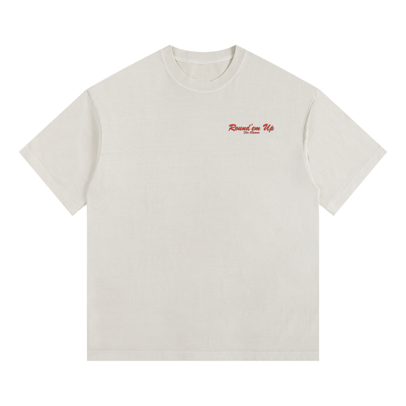 ROUND’EM UP FOR HEAVEN TEE (oversized)