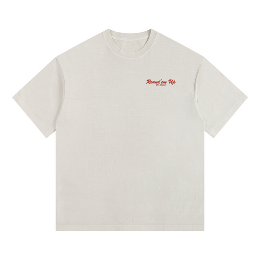 ROUND’EM UP FOR HEAVEN TEE (oversized)